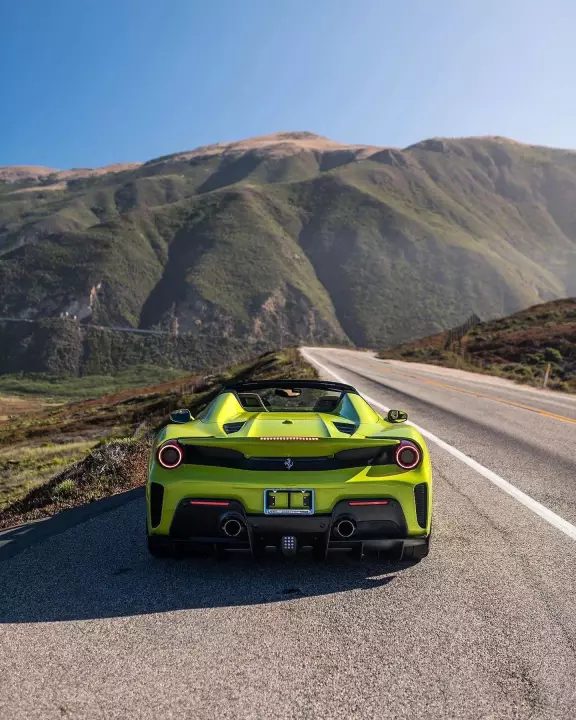Ferrari in Verde Germoglio — 488 Pista Spider (carpaints.co)