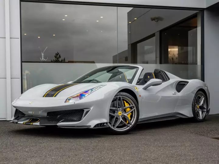 Ferrari in Grigio Squalo — 488 Pista Spider (carpaints.co)