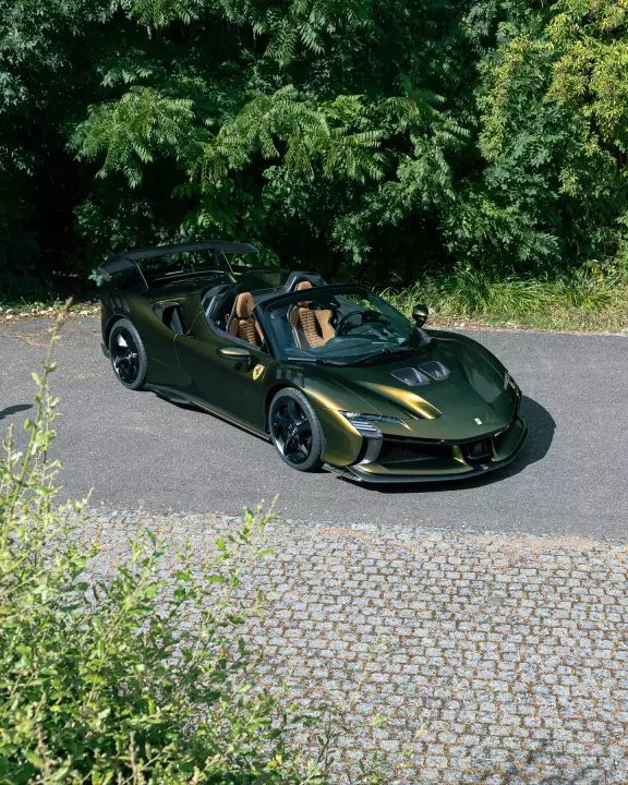 Ferrari in Verde Volterra — SF90 XX Spider (carpaints.co)