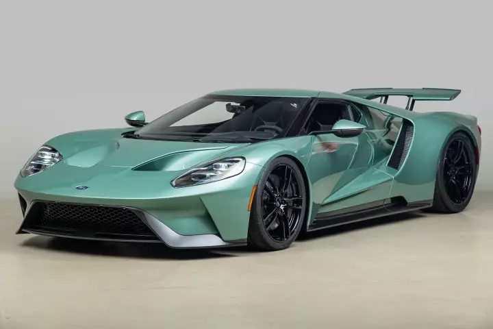 Ferrari in Verde Francesca — Ford GT (Gen 2) painted in Verde Francesca (carpaints.co)