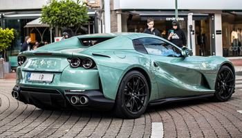 Ferrari in Verde Francesca (Ferrari Colors blog)