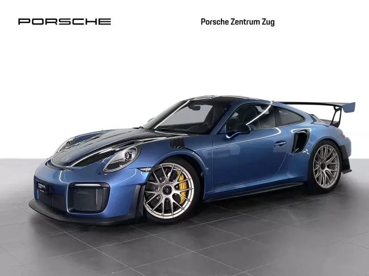 Ferrari in Azzurro California — Porsche 911 GT2 RS (991) painted in Azzurro California (carpaints.co)