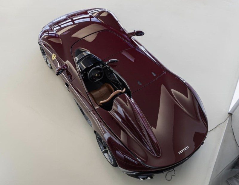 Ferrari in Amaranto Roma (Ferrari Colors blog)