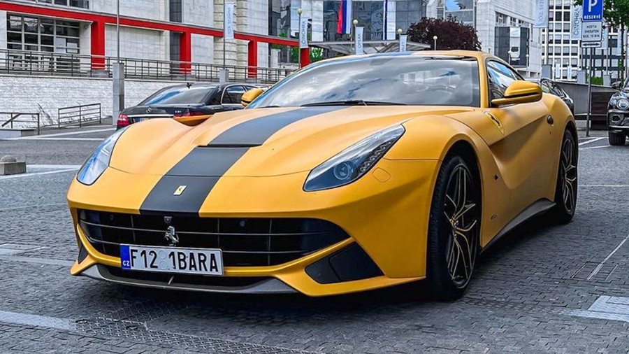 Ferrari in Ardilla Amarillo Opaco — F12berlinetta (ROSSOautomobili)
