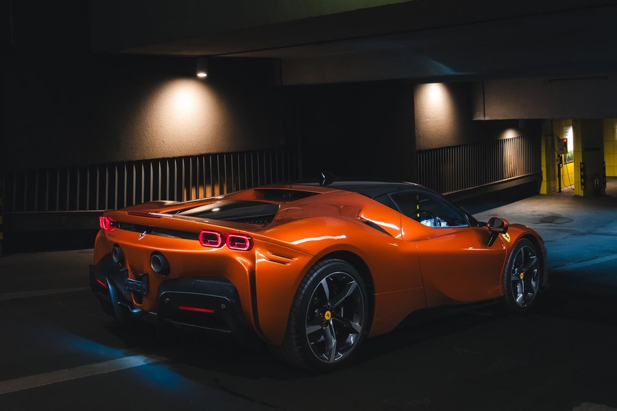 Ferrari in Atomic Orange — SF90 Stradale (ROSSOautomobili)