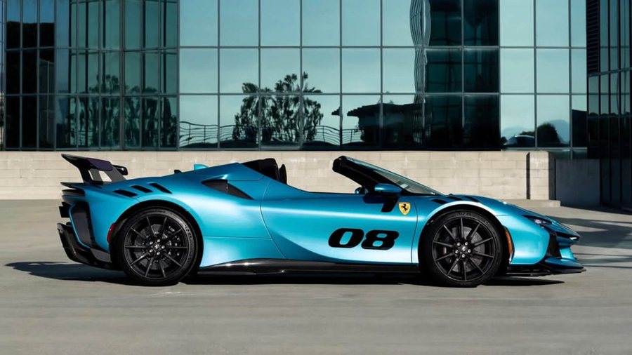 Ferrari in Azzurro Horizon — SF90 XX Spider (ROSSOautomobili)