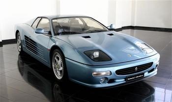 Ferrari in Azzurro Hyperion (Ferrari Colors blog)