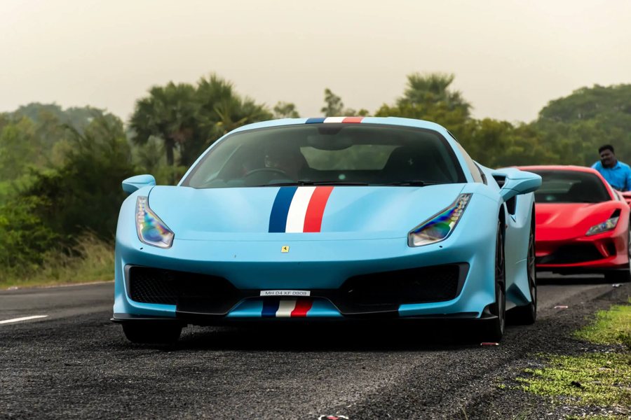 Ferrari in Azzurro La Plata Opaco — 488 Pista (ROSSOautomobili)