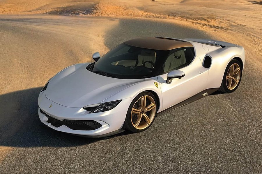 Ferrari in Bianco Emirates — 296 GTB (ROSSOautomobili)