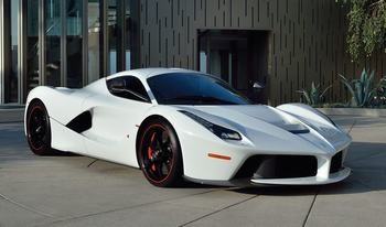 Ferrari in Bianco Fuji (Ferrari Colors blog)