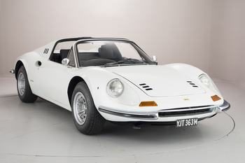 Ferrari in Bianco Polo Park (Ferrari Colors blog)
