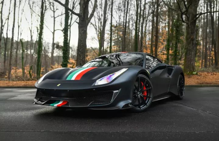 Ferrari in Nero DS Opaco — 488 Pista (carpaints.co)
