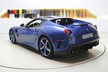 Ferrari in Blu Antille (Ferrari Colors blog)
