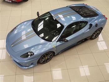 Ferrari in Blu Avio (Ferrari Colors blog)