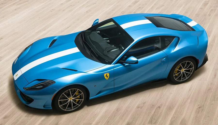 Ferrari in Blu Carolina — 812 Superfast (ROSSOautomobili)