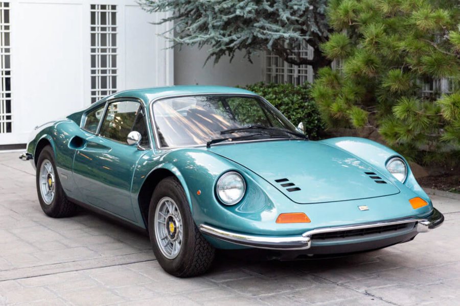 Ferrari in Blu Chiaro — Dino 246 GT (ROSSOautomobili)