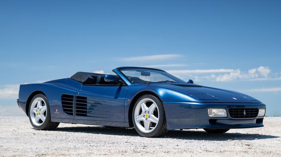 Ferrari in Blu Cobalto — 512 TR Spyder (ROSSOautomobili)