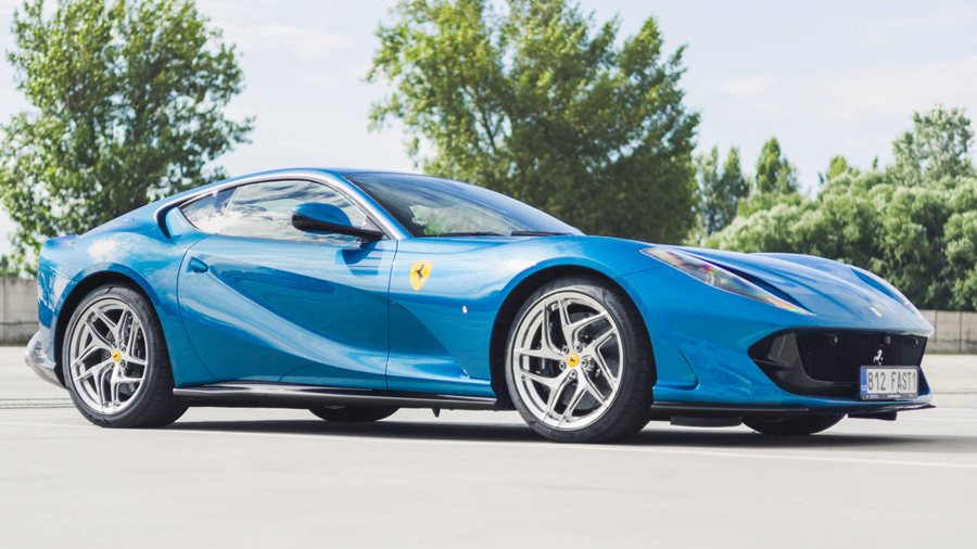 Ferrari in Blu Dino — Blu Dino Metallizzatto 812 Superfast (ROSSOautomobili)