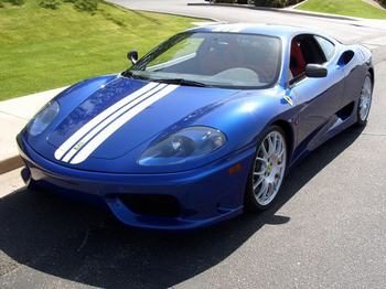 Ferrari in Blu Mediterraneo (Ferrari Colors blog)