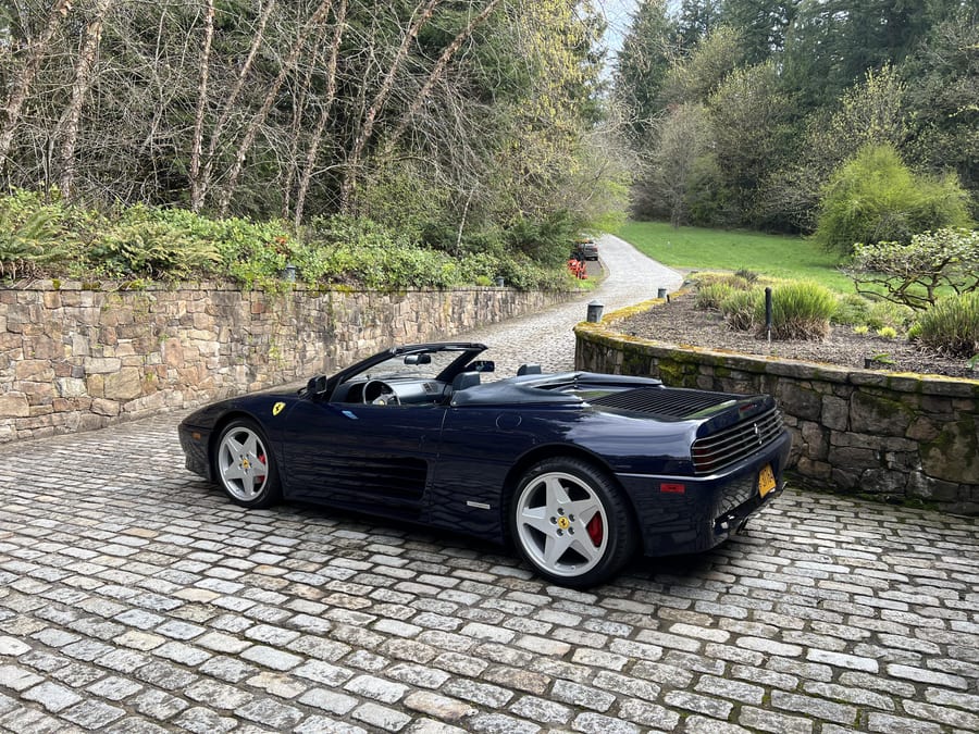 Ferrari in Blu Scuro — 348 Spider (Reddit)