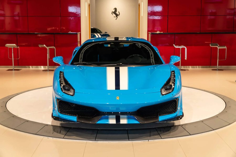 Ferrari in Blu Soltani — 488 Pista (ROSSOautomobili)