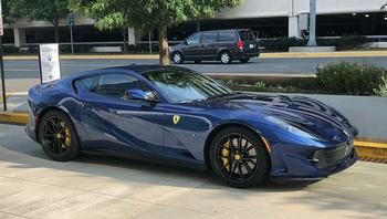 Ferrari in Blu Swaters (Ferrari Colors blog)