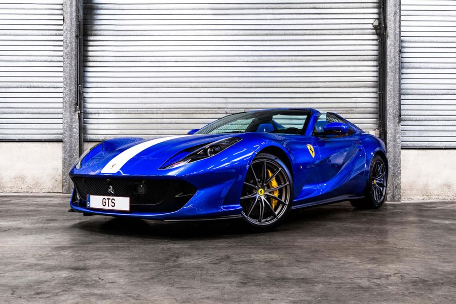 Ferrari in Blu Toscan — 812 GTS (ROSSOautomobili)