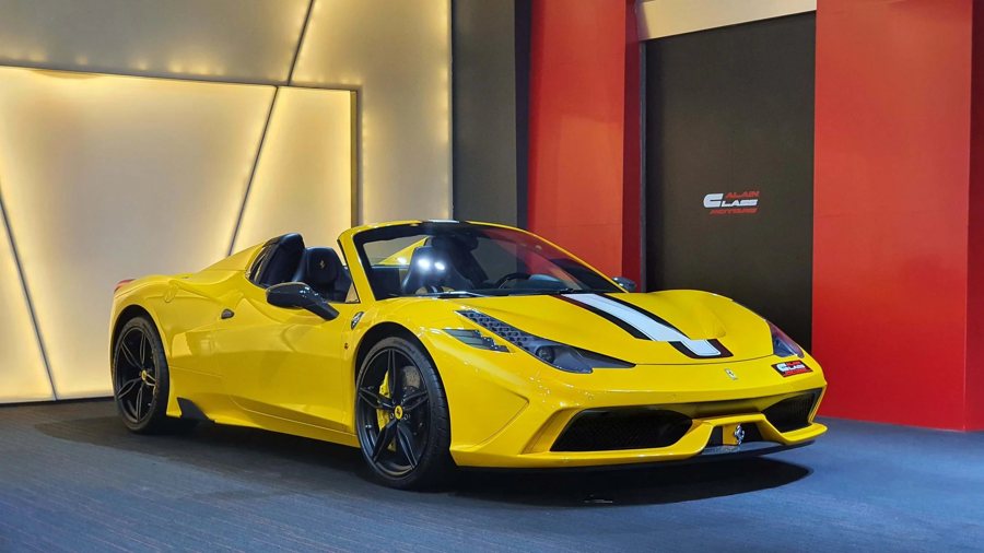 Ferrari in Giallo Libano — 458 Speciale Aperta (ROSSOautomobili)