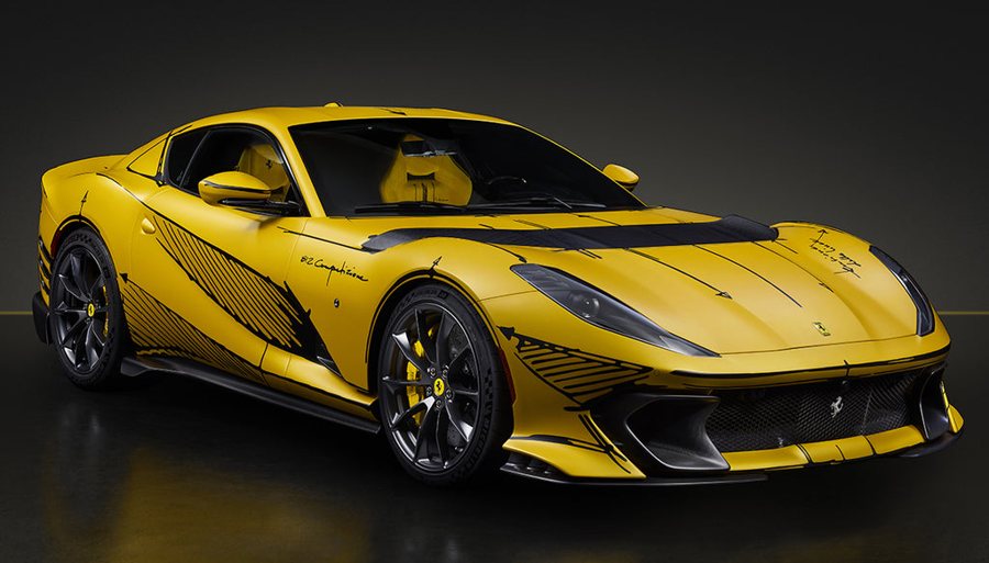 Ferrari in Giallo Triplo Strato Opaco — 812 Competizione (ROSSOautomobili)