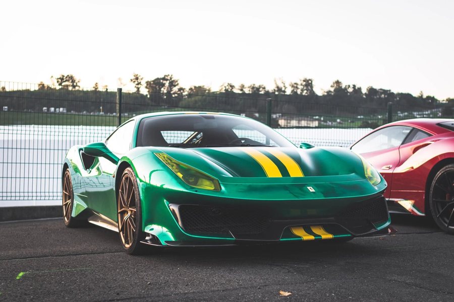 Ferrari in Green Jewel — 488 Pista (ROSSOautomobili)