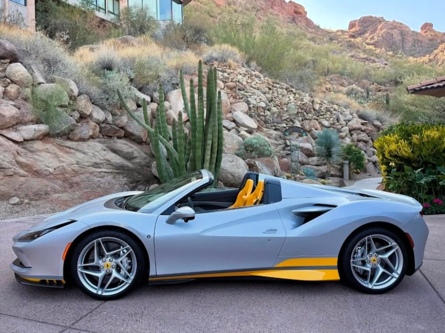Ferrari in Grigio Stresy — F8 Spider (ROSSOautomobili)