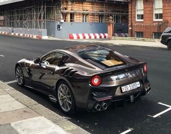 Ferrari in Marrone Dino (Ferrari Colors blog)