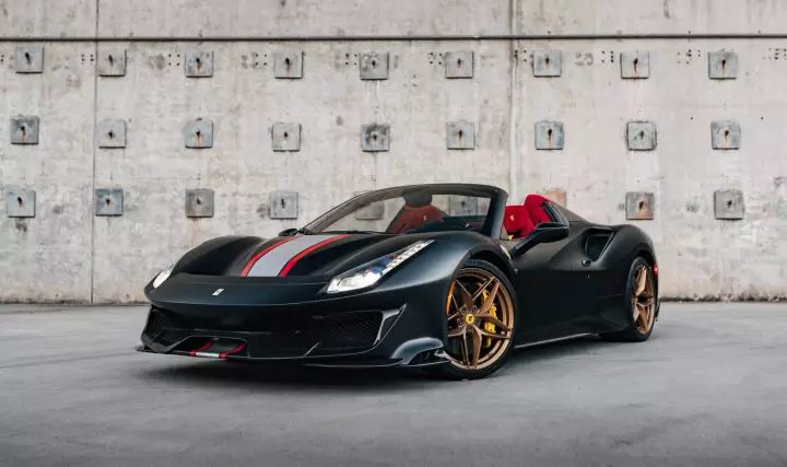 Ferrari in Nero DS Opaco — 488 Pista Spider (carpaints.co)