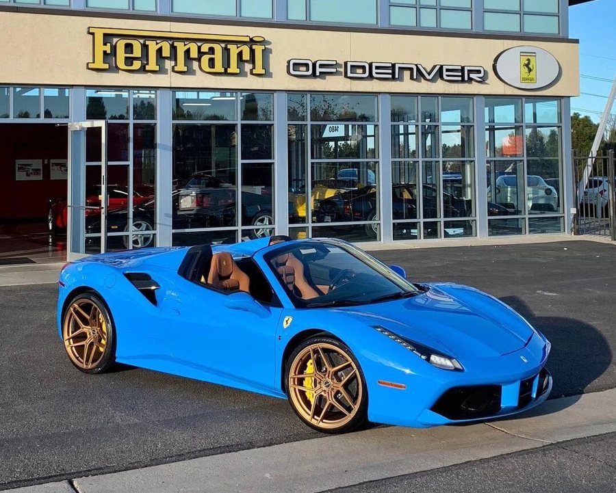 Ferrari in Mexico Blau — 488 Spider (ROSSOautomobili)