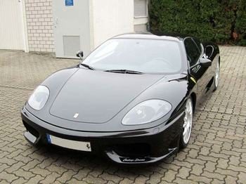 Ferrari in Nero Daytona (Ferrari Colors blog)