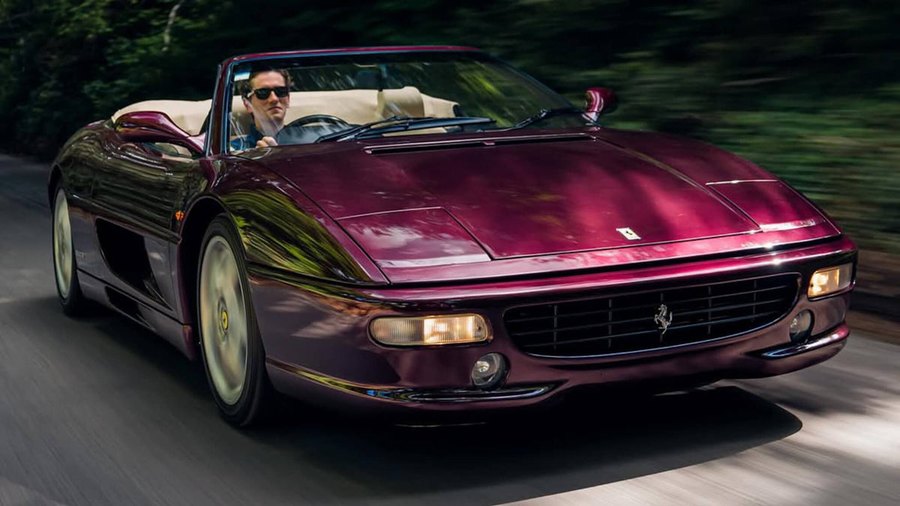 Ferrari in Purple Metallic Asprey — F355 Spider (ROSSOautomobili)