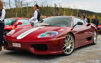 Ferrari in Rosso Barchetta (Ferrari Colors blog)