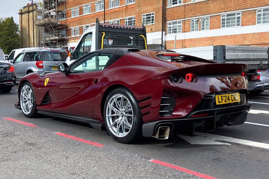 Ferrari in Rosso Cordoba — Rosso Cordobra 812 Competizione Aperta (ROSSOautomobili)