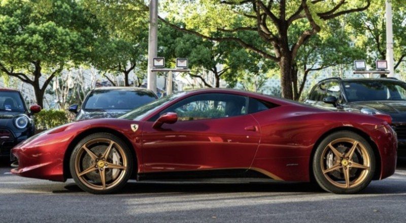 Ferrari in Rosso Marco Polo (Ferrari Colors blog)