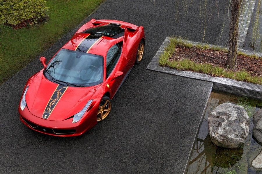 Ferrari in Rosso Marco Polo — 458 Italia (ROSSOautomobili)