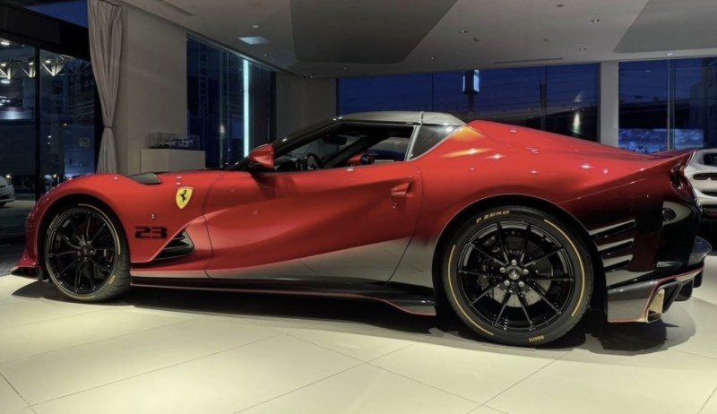 Ferrari in Rosso NOB (Ferrari Colors blog)