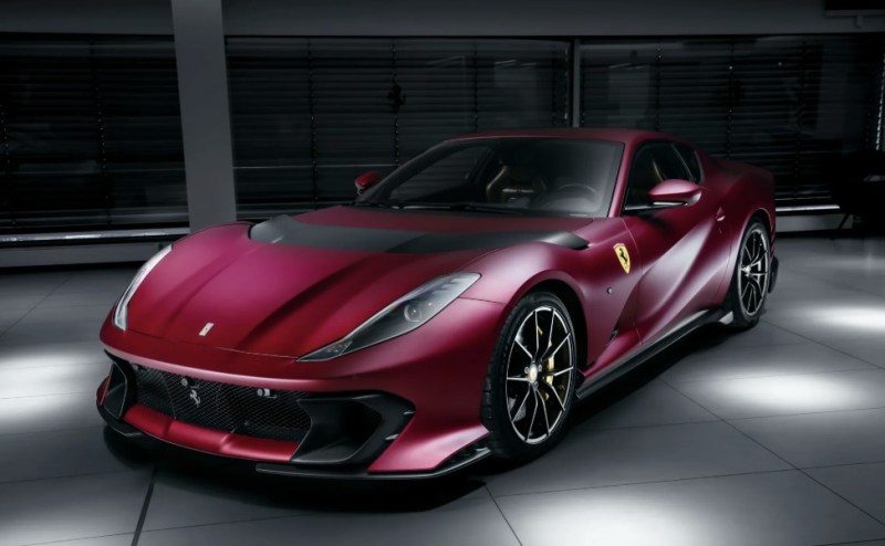 Ferrari in Rosso Oslo Opaco (Ferrari Colors blog)