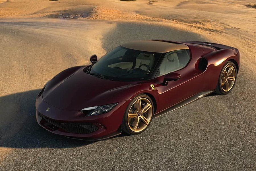 Ferrari in Rosso Qatar — 296 GTB (ROSSOautomobili)