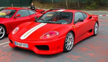Ferrari in Rosso Scuderia (Ferrari Colors blog)