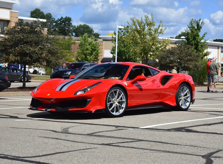 Ferrari in Rosso Scuderia — 488 Pista (ROSSOautomobili)