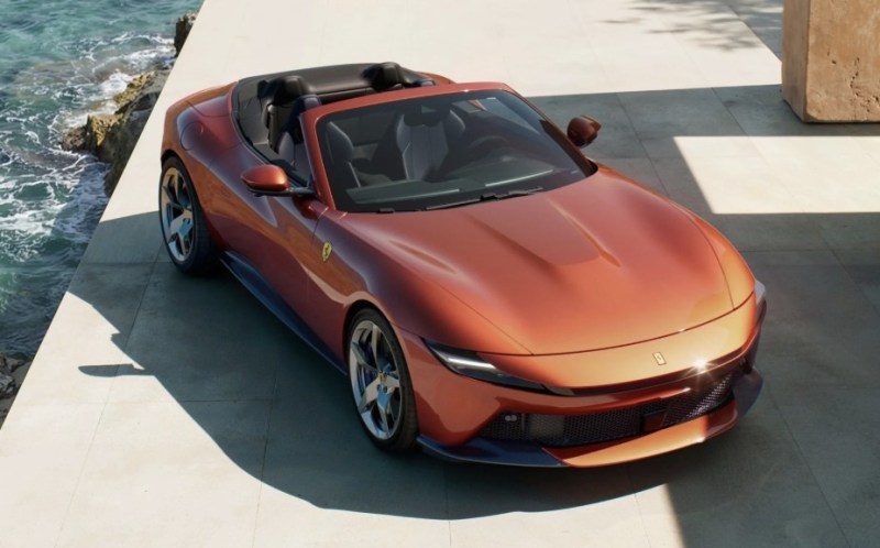 Ferrari in Rosso Tramonto (Ferrari Colors blog)