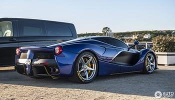 Ferrari in Veloqx Indigo (Ferrari Colors blog)