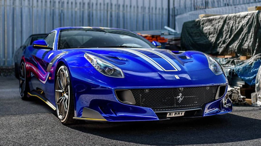 Ferrari in Veloqx Indigo — F12tdf (ROSSOautomobili)
