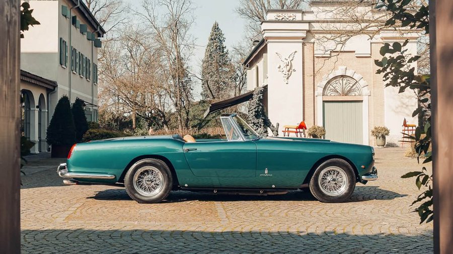 Ferrari in Verde Abete Savid — Verde Abete Savid 1961 250 GT Cabriolet Series II by Pininfarina (ROSSOautomobili)