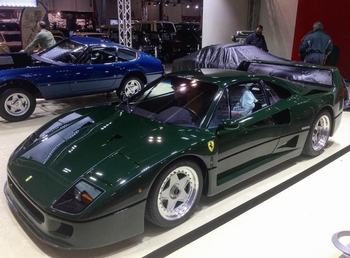 Ferrari in Verde Abetone (Ferrari Colors blog)